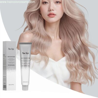 Creme de coloração permanente profissional para salão de beleza, cosmético OEM