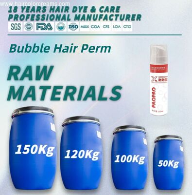 Natural OEM Hair Perm Cream Raw Material Long Lasting Organic Hair Perm Mousse Permanent Hair Curl