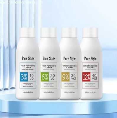 Home Dye 100ml Hair Peroxide Cream Herbal 6% 9% 12% Hair Oxidant Cream OEM  Hair Color Manufacturer Wholesale