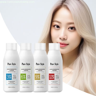 100ml Natural Hair Dye Products Permanent Color Hair Oxidant Peroxide Cream OEM Available