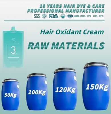 Natural Hair Oxidant Cream Raw Material 1% 3% 6% 9% 12% Permanent Hair Color Peroxide Developer OEM/ODM Manufacturer Supply