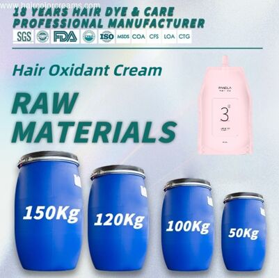 Salon Permanent Hair Color Cream Developer 1% 3% 6% 9% 12% Raw Material  Herbal  OEM Manufacturer Supply