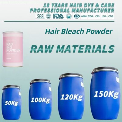 Original Hair Dye  Blue Hair Bleach Powder Raw Material Dust Free for Professional Salon OEM Hair Color Manufacturer