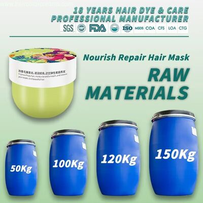 OEM Hair Mask Raw Material Nourishing Smoothing Hair Care Herbal Formula  Acidic Keratin Treatment Factory Wholesale