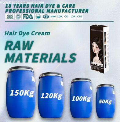 OEM Herbal Formula Semi Permanent Hair Dye Set Ammonia Free Hair Color Raw Material Professional Hair Color Manufacturer