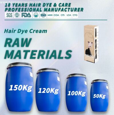 OEM Hair Color Manufacturer Herbal Home Hair Color Kit Raw Material OEM Ammonia Free Hair Dye Cream