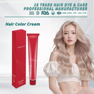 Professional CANSE  Hair Color Cream 90ml Rich Shades Plant Fragrance Non Drying Formula OEM Wholesale Hair Dye Factory