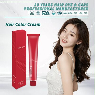 CANSE 90ml Hair Color Cream for Salons Multiple Colors Plant Scented Formula Gentle OEM