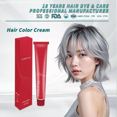 Low Ammonia OEM Hair Color Cream 90ml Rich Shades Gentle Formula Wholesale Hair Dye Factory Supply