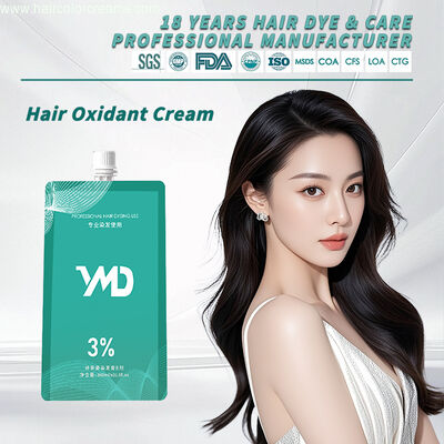 YMD OEM Hair Color Manufacturer Wholesale 900ml Hair Oxidant Cream 3%6%9%12% Gentle Formula