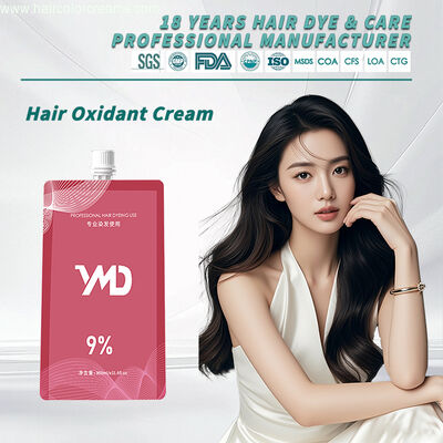 YMD OEM Wholesale Hair Color Oxidant Cream 900ml 3%6%9%12% Gentle Formula Mix With Dye For Vibrant Hair Color