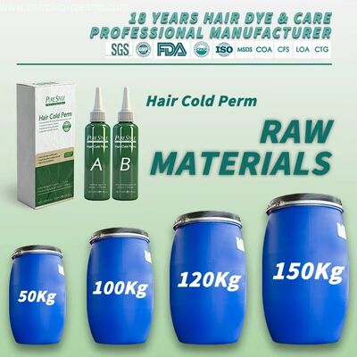 OEM Hair Perm Cream Raw Material Herbal Formula Permanent Hair Curling Cream Cold Perm Hair Dye Factory Supply
