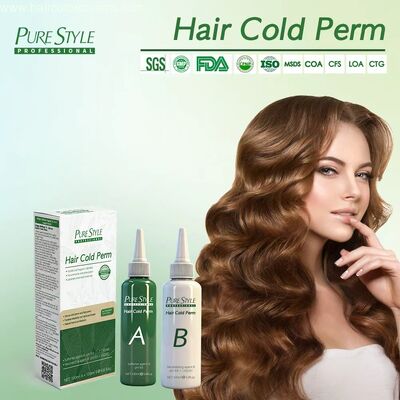 Hair Color Manufacturer Supply Natural 100ml*2 OEM Hair  Perm Cream Curly Hair Solution Perm Curling Cream for Salon Use