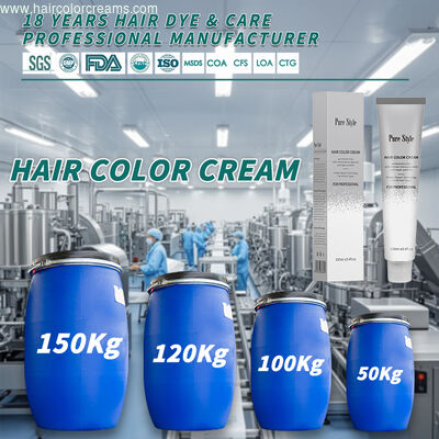 Purestyle  Permanent Hair Color Cream OEM Raw Materials Organic Hair Coloring Cream Professional Hair Dye