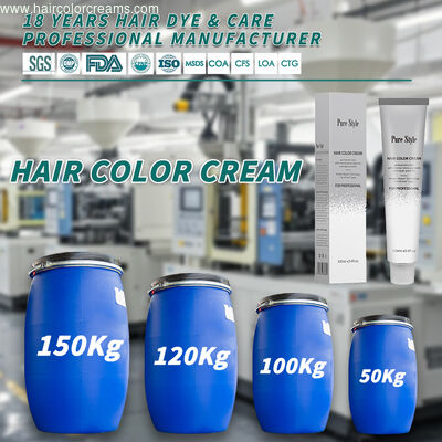 Bulk Wholesale OEM Hair Color Cream Raw Materials Natural Hair Color  Dye Hair Color Manufacturer