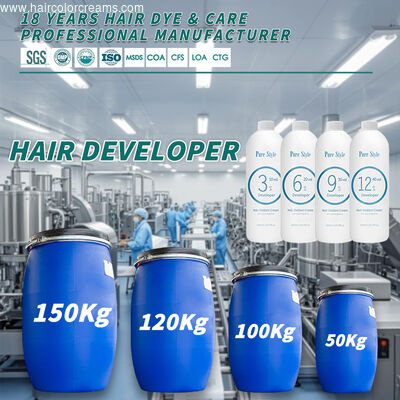 PureStyle  OEM Professional Hair Peroxide Developer Raw Material  Oxidant Cream Hair Lightening Cream