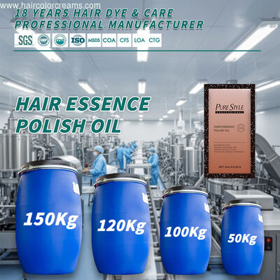 Premium OEM  Hair Essence Polish Oil Gentle Formula Frizz Control Long Lasting Fragrance from Trusted Hair Dye Factory