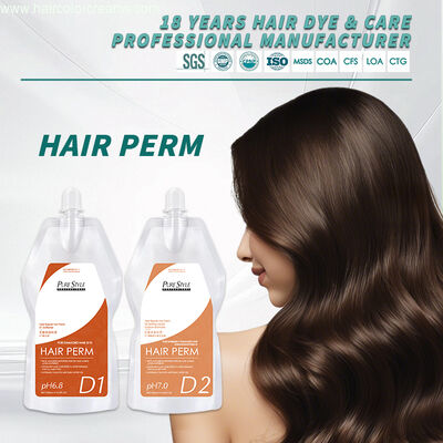 OEM Long Lasting Hair Perm Products Herbal Formula Permanent Hair Curl Solution Wholesale Hair Color Manufacturer