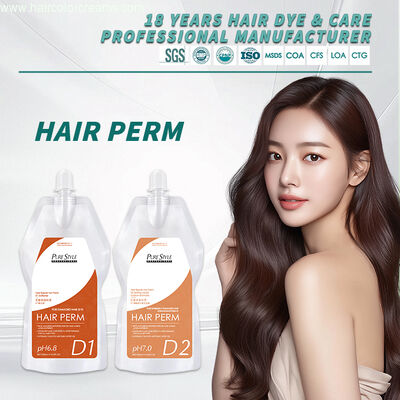 Salon Use OEM Hair Perm Cream Curl Hair Solution Herbal  Permanent Hair Perm  Wholesale Hair Dye Factory
