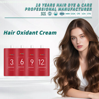 Hair Dye Factory OEM Natural Herbal Hair Color Developer Gentle Oxidant Cream Non-Chemical Dye for Home & Salon