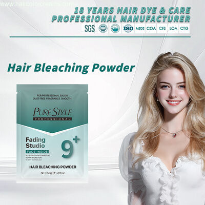 OEM Bule Hair Bleach Powder Herbal Ammonia Free Lightener Powder Natural Hair Dye Products Hair Color Manufacturer Wholesale
