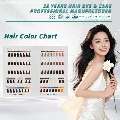 OEM ODM Hair Colour Chart Book 39 Colors Extensive Color Range Premium Quality for Professional Salon Use