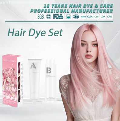 Permanent Hair Dye Set Homeuse Organic Hair Dye OEM Available Professional Hair Dye Factory Suply