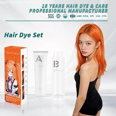 Semi Permanent Hair Dye Kit Easy Home Use Cream Hair Dye OEM Wholesale Hair Dye Factory Supplier