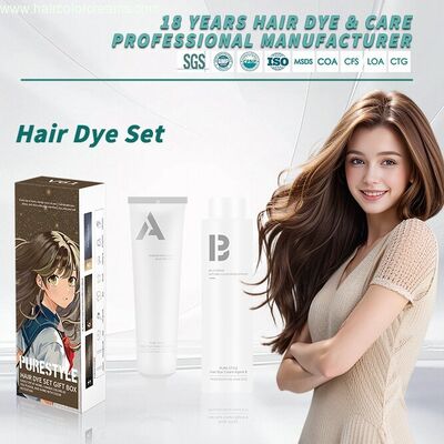 Home Hair Color Kit Professional Household Hair Dye OEM Wholesale Service Hair Color Manufacturer Natural Hair Color