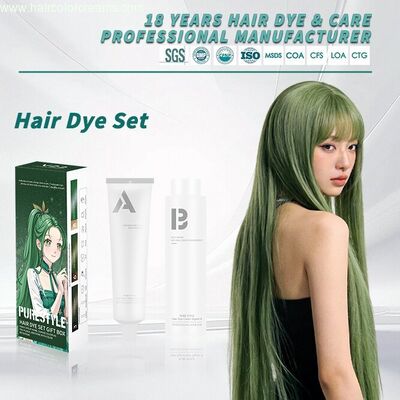 Purestyle Semi Permanent Hair Dye Set Home Use OEM Wholesale Natural Hair Color