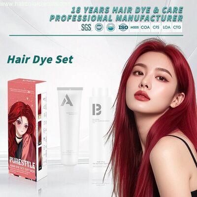 Purestyle Home Hair Color Kits Long Lasting Herbal Ammonia Free Hair Dye OEM Wholesale