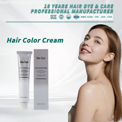 Non Allergic Herbal OEM Hair Color Manufacturer Hair Color Cream  Wholesale Low Ammonia Professional Hair Dye