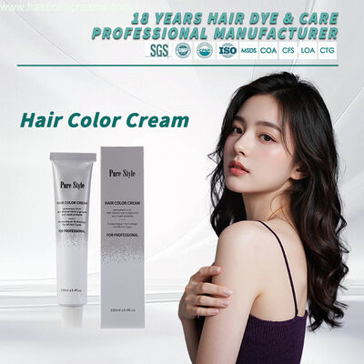 Hair Dye Factory Permanent Hair Color Cream OEM Wholesale Organic Hair Color Premium Salon Quality