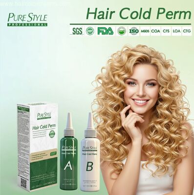 Purestyle Hair Cold Perm OEM Wholesale Perm Cream Long Lasting Gentle Herbal Formula Hair Perm Lotion