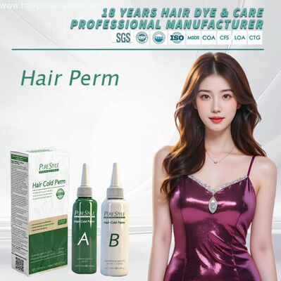 Purestyle Down Perm Cream OEM Wholesale Professional Perm Lotion Permanent Curly Hair Perm Cream Herbal Treatment