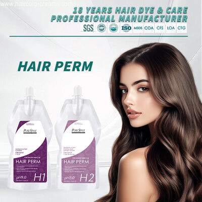Professional Hair Curl Solution Keratin Enriched Hair Perm Cream Long Lasting Hair Perm Products OEM Wholesale Hair Dye Factory