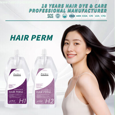 Purestyle Professional Keratin Hair Hot Perm Solution Hair Perm Cream Long Lasting Curl  OEM  Hair Dye Factory Wholesale