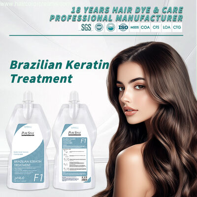 Purestyle OEM Keratin Treatment Brazilian Keratin Hair Protein Treatment Smooth Hair Treatment Hair Dye Factory Wholesale