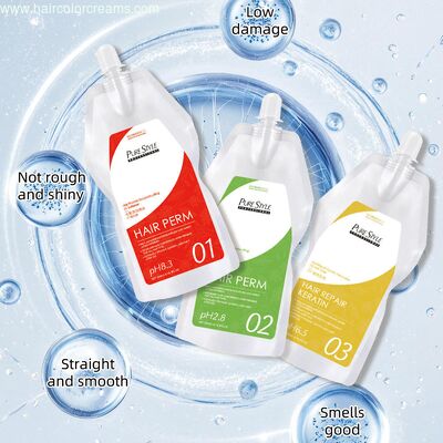 Keratin Permanent Hair Perm Cream OEM With Private Label Deeply Nourish Straighten Hair Wholesale