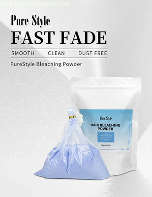 Salon Blue Hair Bleaching Powder Gentle Non Irritating Dust Free 500g OEM