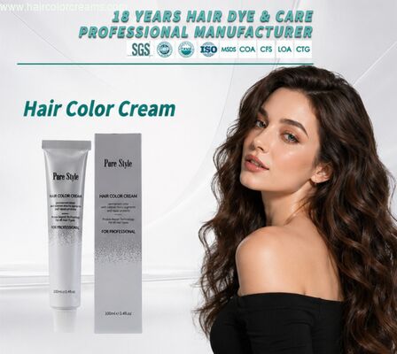 Herbal Hair Color Permanent Hair Color Cream for Professional Salon Use OEM ODM Hair Color Manufacturer Supply