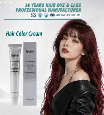 Low Ammonia  OEM ODM Hair Color Cream Permanent Hair Dye Professional Hair Color Manufacturer Wholesale