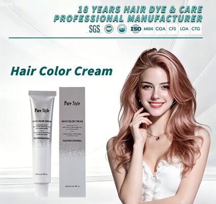 Natural Hair Color  Professional Hair Dye Cream Low Ammonia Hair Color Manufacturer OEM ODM
