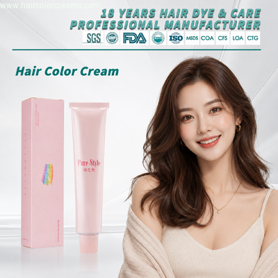 Premium OEM Hair Color Manufacturer Natural Hair Dye Professional Hair Color Cream Gentle & Non-drying Wholesale