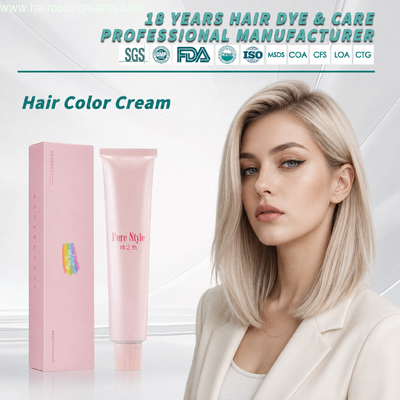 Bulk Supply Hair Dye Factory Permanent Professional Hair Color Natural Hair Color Multiple Color Options OEM