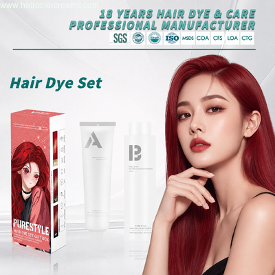 Bulk Wholesal Professional Home Hair Dye Kit from Leading Hair Color Manufacturer OEM ODM Available