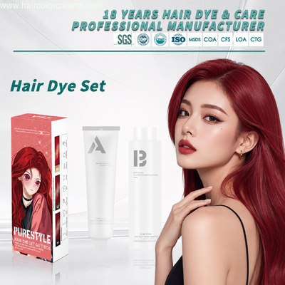 Wholesale Custom Home Hair Color Kits Directly from Our Certified Hair Dye Factory with Low MOQ Options