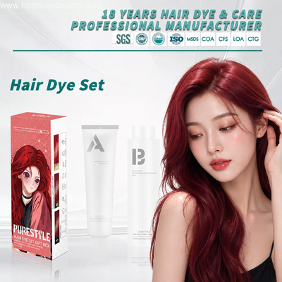 High-Quality Permanent Hair Dye Set Ammonia Free  Formulated by Expert Hair Color Manufacturer