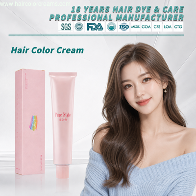No Ammonia Gentle Formula Hair Color Cream Wholesale Thailand Smooth Hair Dye Bulk for B2B Salon Business