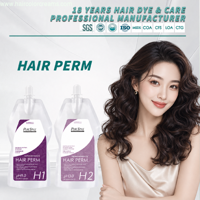 OEM  Glossy Hair Professional Perm Cream Manufacturer Private Label Perm Cream Europe Ammonia Free Perm Lotion Professional Bulk